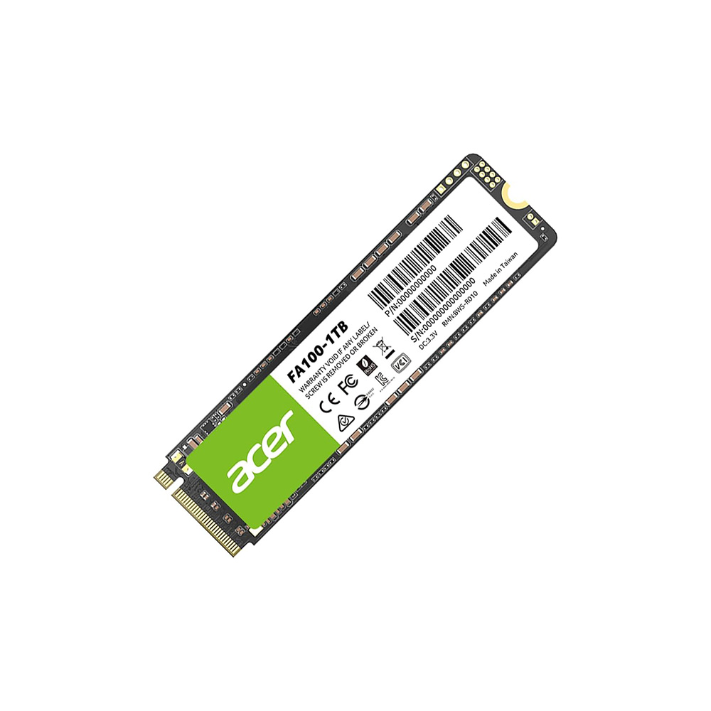 Imagen N°1 Ssd Acer Fa100 1tb M.2 2280 Nvme Gen3 3300-2700 Mb-s Pcie 3.0 